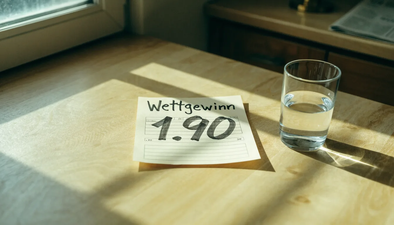 Ein altes Radio steht auf einer Küchenablage neben einem Glas Wasser, Morgenlicht fällt durchs Fenster.